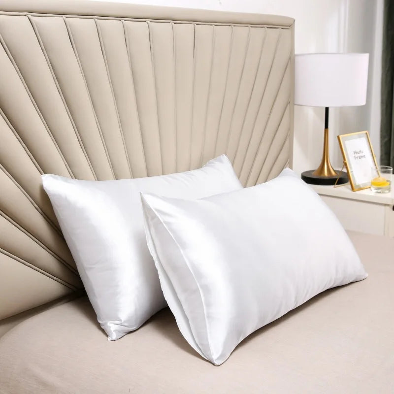 Pillowcase 100% Mulberry Silk Hypoallergenic Smooth Feel for Skin & Hair