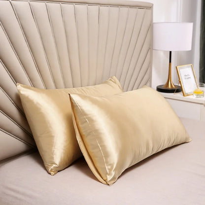 Pillowcase 100% Mulberry Silk Hypoallergenic Smooth Feel for Skin & Hair