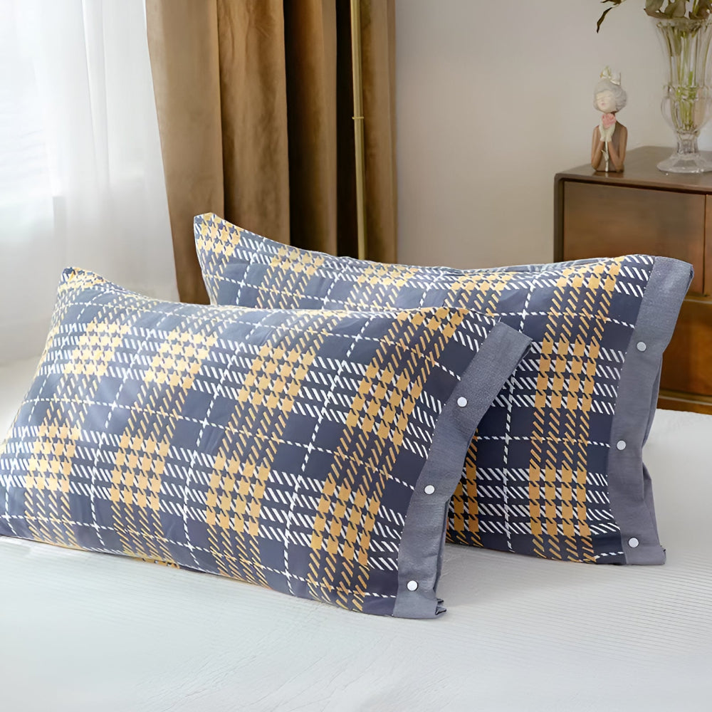 Pillowcase Pure Cotton Four-Layer Gauze Button Closure