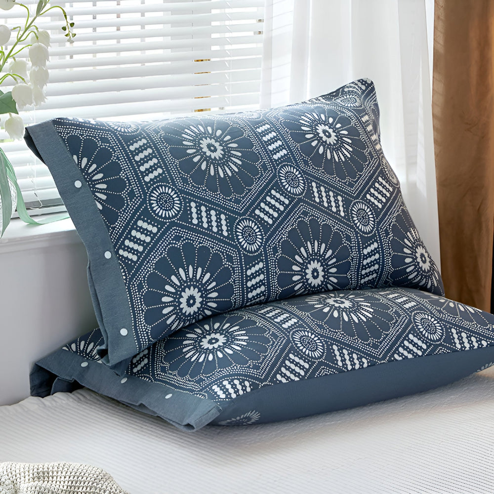 Pillowcase Pure Cotton Four-Layer Gauze Button Closure