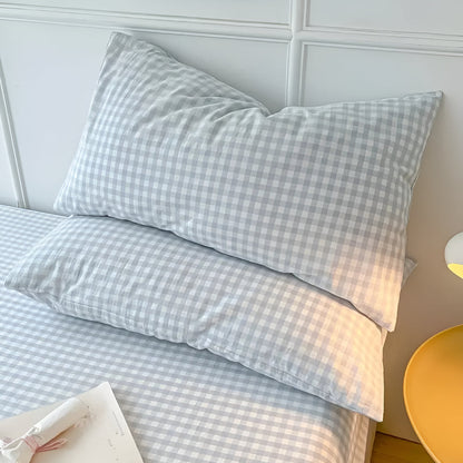 Pillowcases Soft-Washed Microfiber Plaid Envelope Closure