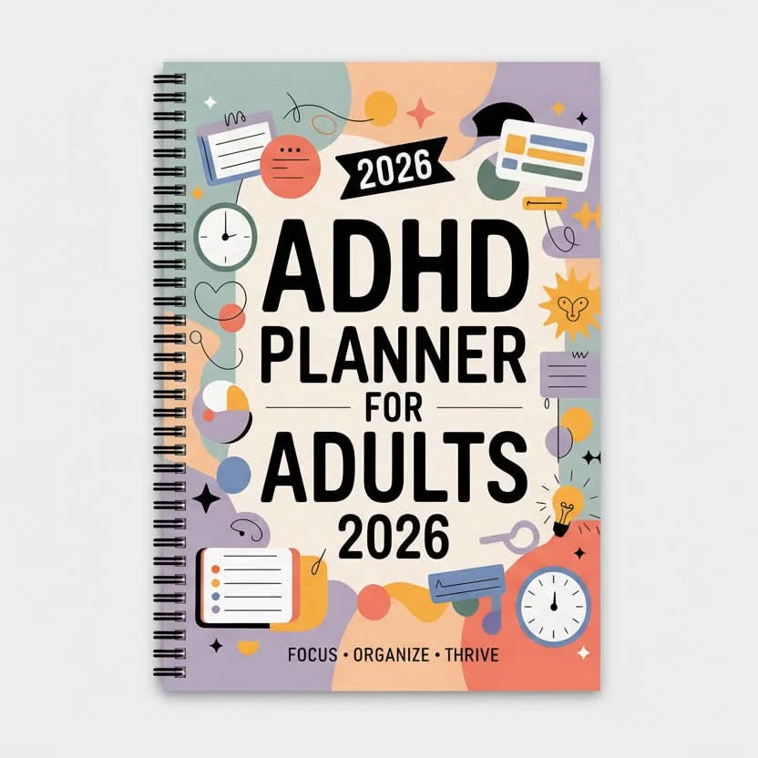 Planner ADHD-Friendly Daily & Weekly Dated 2026