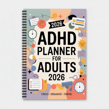 Planner ADHD-Friendly Daily & Weekly Dated 2026