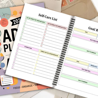 Planner ADHD-Friendly Daily & Weekly Dated 2026