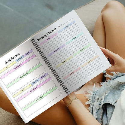 Planner ADHD-Friendly Daily & Weekly Dated 2026