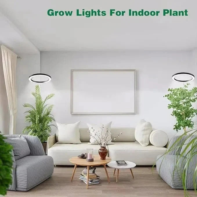 Plant Grow Light Full-Spectrum LED Adjustable Height Preset Timer