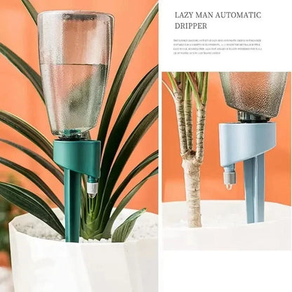 Plant Watering Spike Adjustable Drip Rate Bottle-Fit Plastic