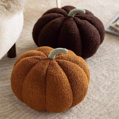 Plush Cushion Pumpkin-Shaped Washable Cover