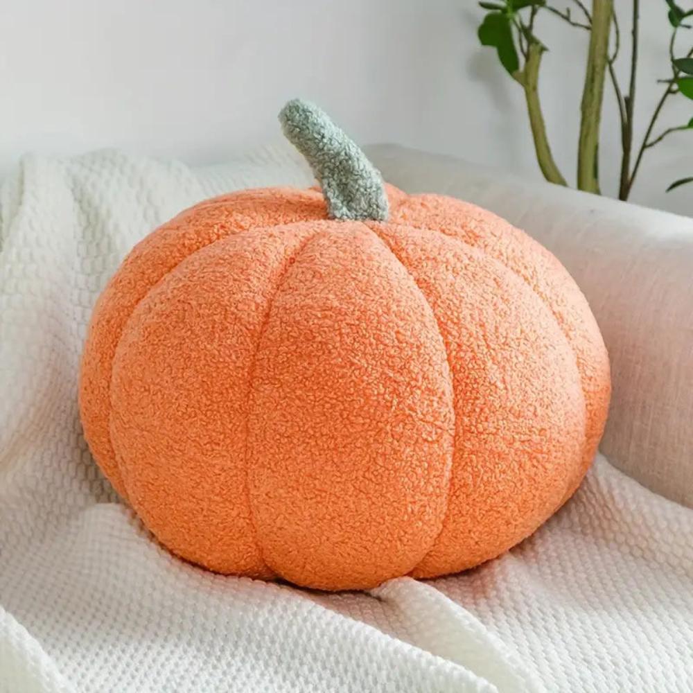 Plush Cushion Pumpkin-Shaped Washable Cover