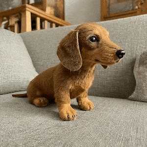 Plush Dog Toy Touch-Activated Movement Ultra-Soft Fur