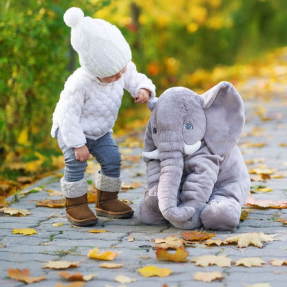 Plush Elephant Pillow Ultra-Soft PP Cotton Filling
