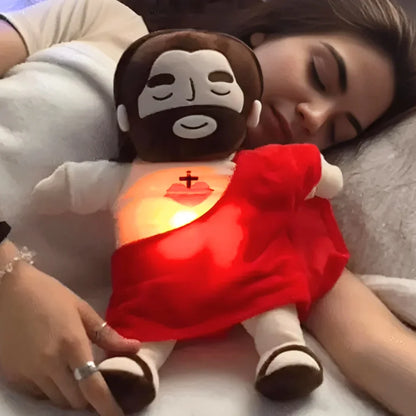 Plush Toy Interactive Breathing Light & Music