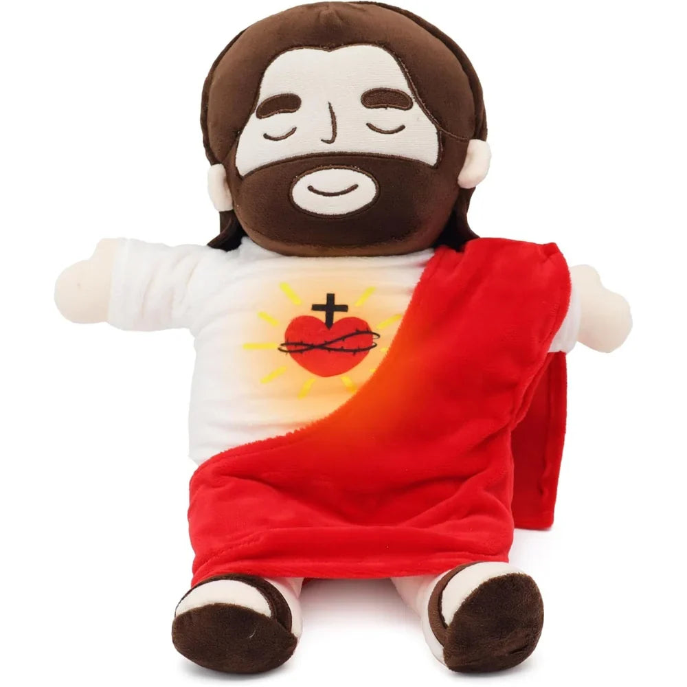 Plush Toy Interactive Breathing Light & Music