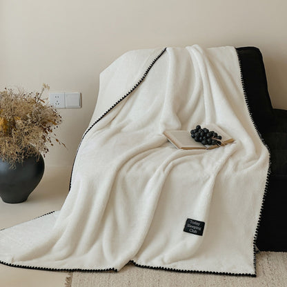Plush Winter Blanket Bouclé Microfiber Insulating Lightweight Machine Washable