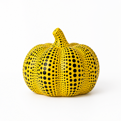 Polka Dot Pop-Art Resin Figurines (Pumpkin, Owl & Bird)