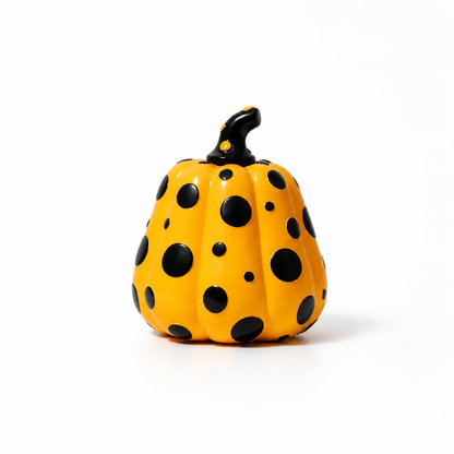 Polka Dot Pop-Art Resin Figurines (Pumpkin, Owl & Bird)