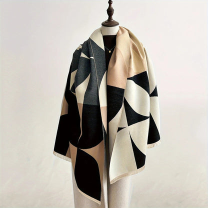Poncho & Shawl Reversible Microfiber Blend Machine Washable