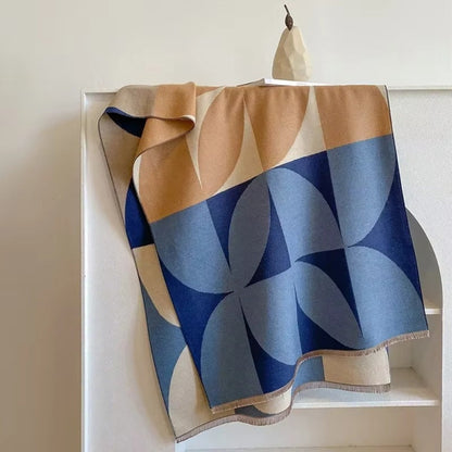 Poncho & Shawl Reversible Microfiber Blend Machine Washable