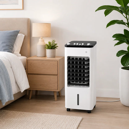 Portable Air Cooler Evaporative Cooling Fan & Humidifier Functions