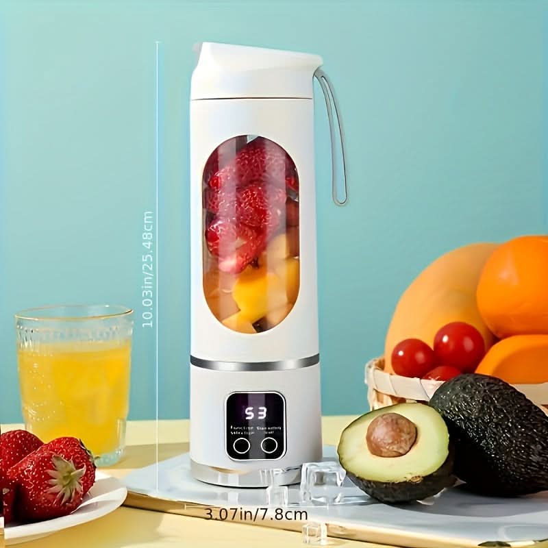 Portable Blender USB-Rechargeable Cordless 10.1–16.9 Fl Oz Capacity
