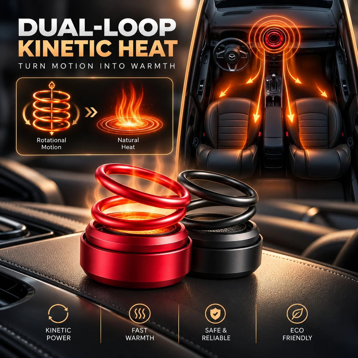 Portable Heater Flameless Compact No Electricity or Gas