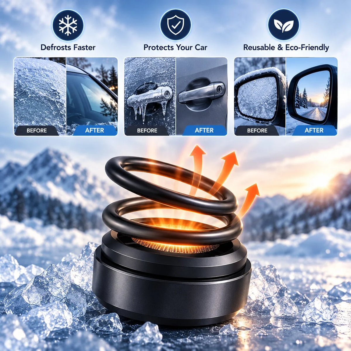 Portable Heater Flameless Compact No Electricity or Gas