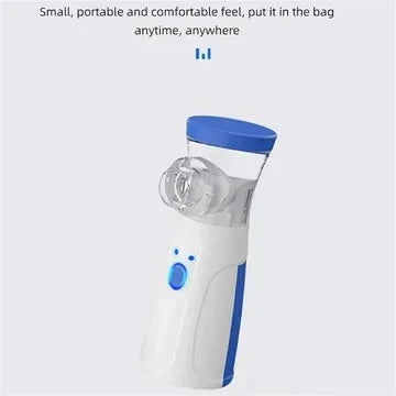Portable Nebulizer Mesh Fine Mist USB Rechargeable Quiet Operation