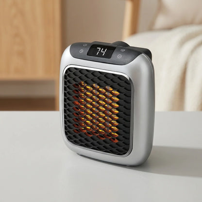 Portable Space Heater Rapid Heating Adjustable Thermostat Automatic Shut-Off