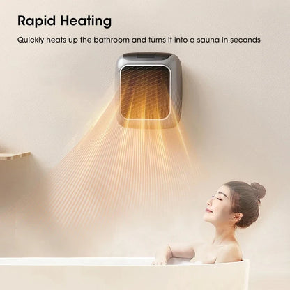 Portable Space Heater Rapid Heating Adjustable Thermostat Automatic Shut-Off