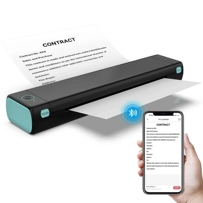 Portable Thermal Printer Wireless Letter-Size Inkless Printing