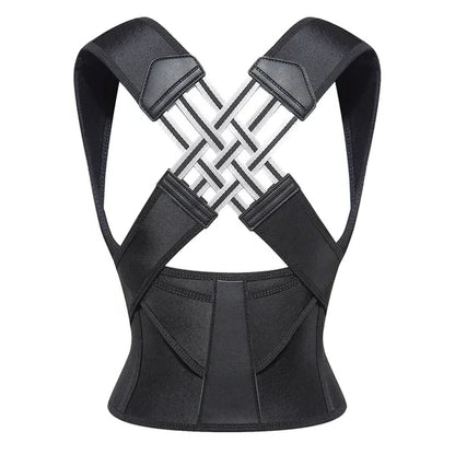 Posture Corrector Brace Adjustable Straps Discreet Wearable Support