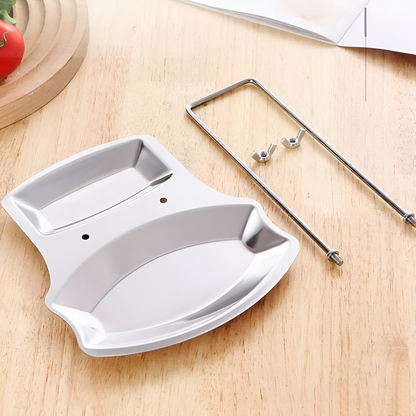 Pot Lid & Utensil Rack Stainless Steel Compact Organizer