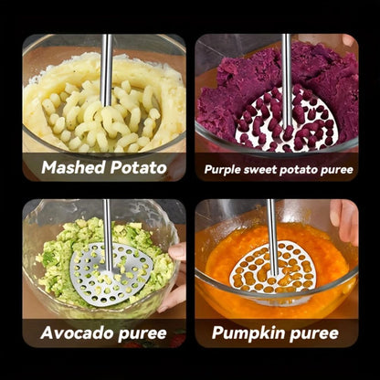 Potato Masher Stainless Steel Ergonomic Handle