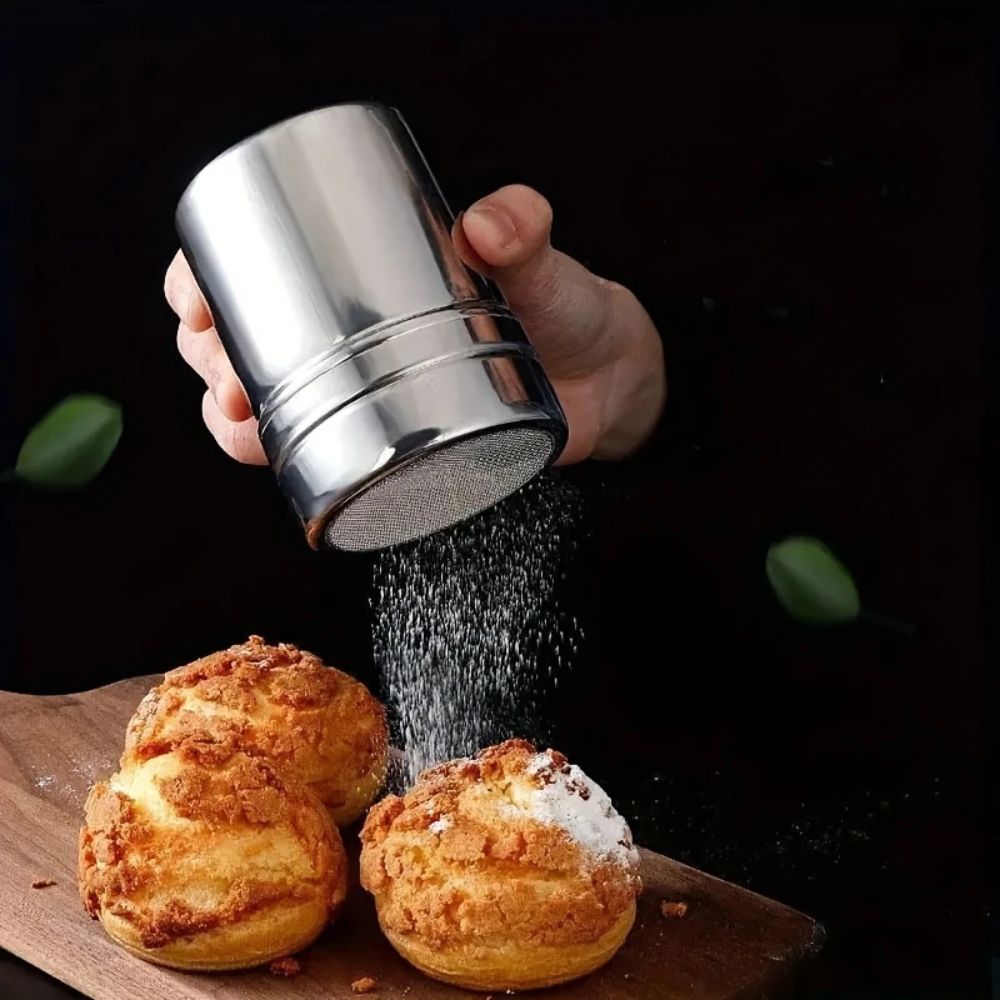 Powder Shaker Stainless Steel Fine Mesh Top