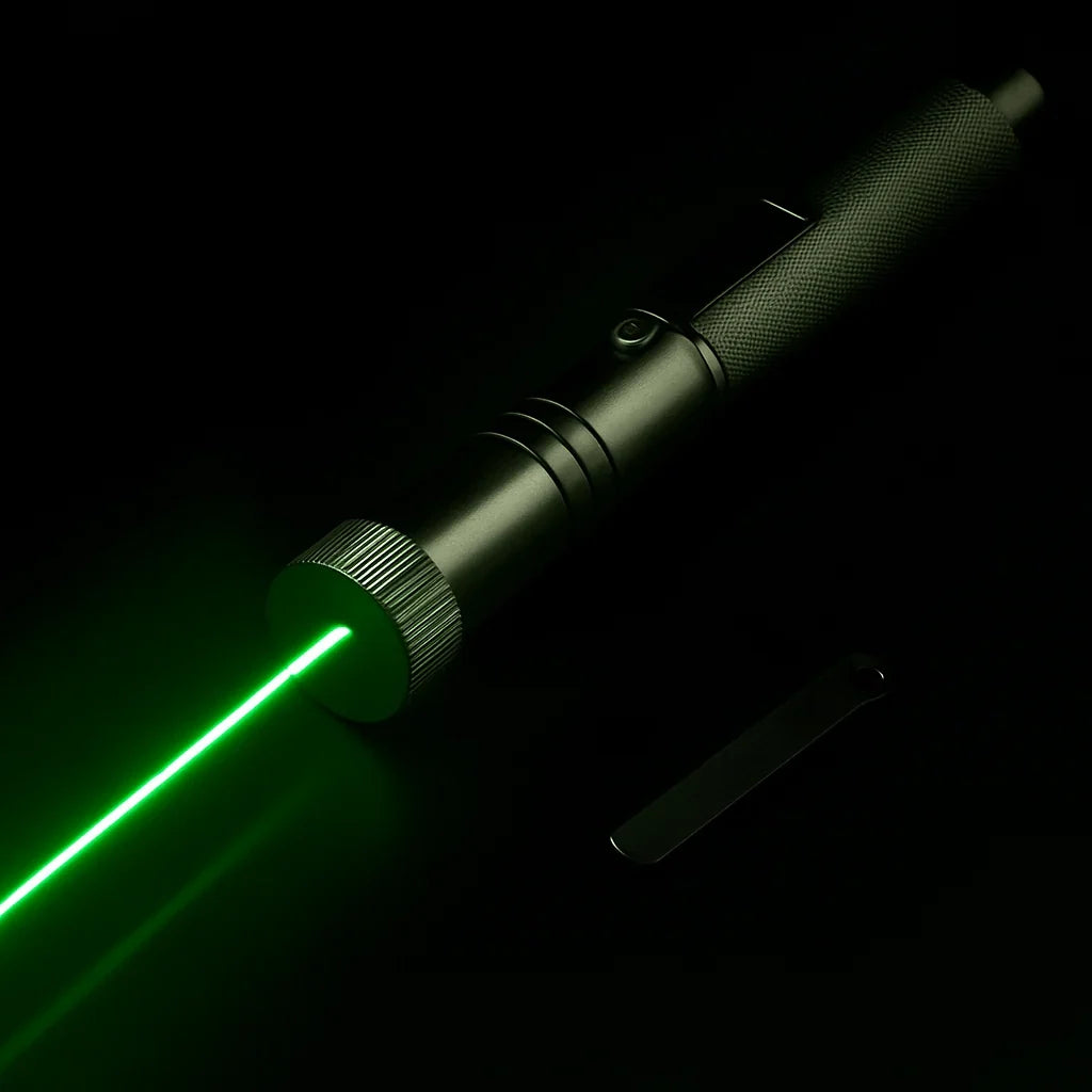 Presentation Laser Pointer Adjustable Focus USB Rechargeable Metal Housing