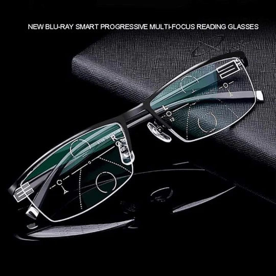 Progressive Glasses Blue Light & UV Protection Lightweight Frame