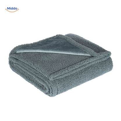 Protective Blanket Waterproof Cotton Velour Machine-Washable