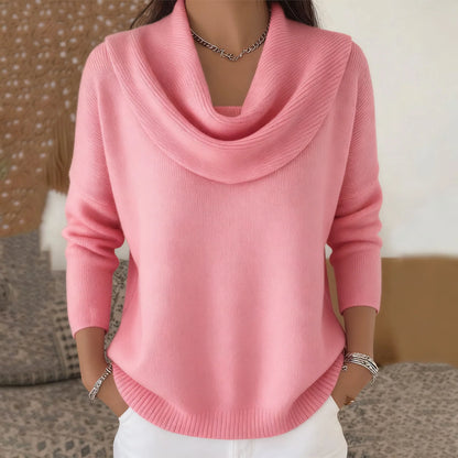 Pullover Sweater Thick Warm Loose Fit Long Sleeve