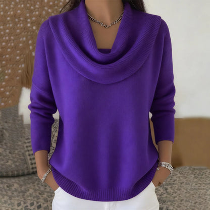 Pullover Sweater Thick Warm Loose Fit Long Sleeve