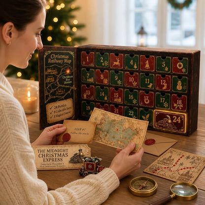 Puzzle Advent Calendar 24-Day Escape Room Challenges