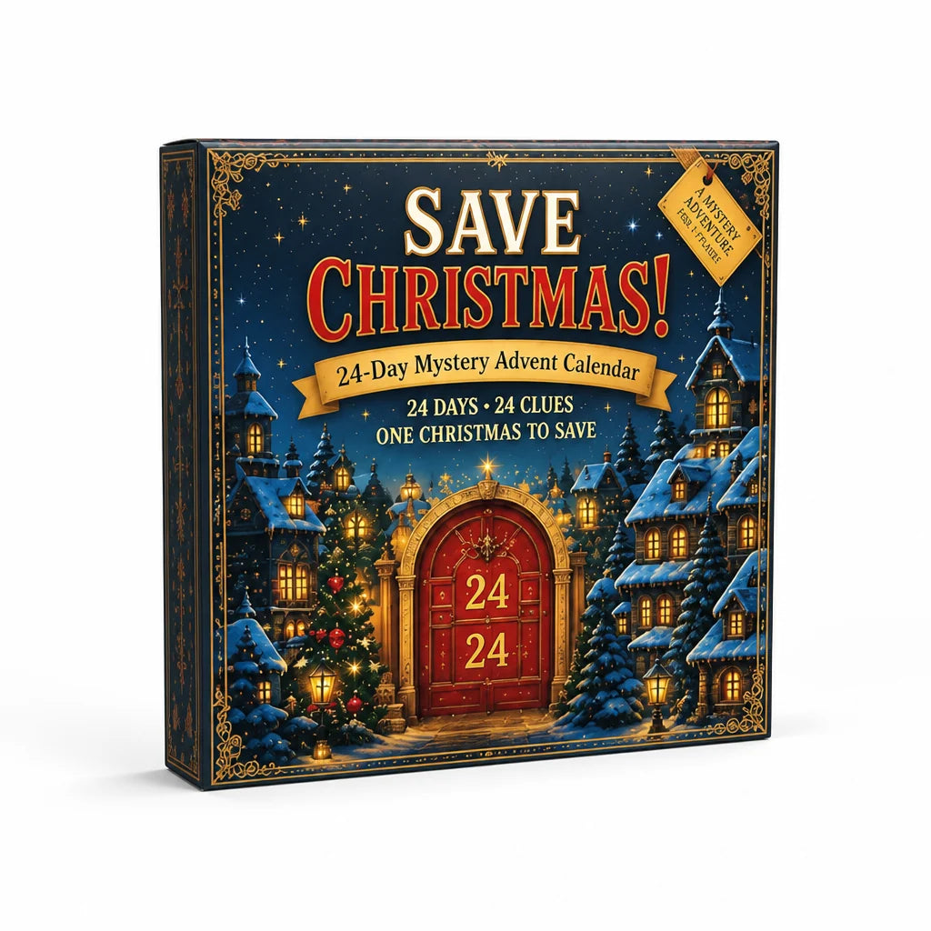 Puzzle Advent Calendar 24-Day Escape Room Challenges