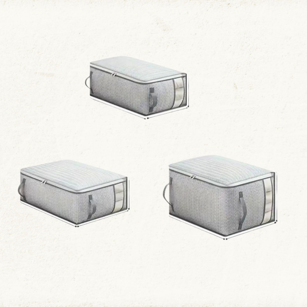 Quilt & Blanket Storage Bag Foldable Clear Window