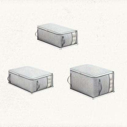 Quilt & Blanket Storage Bag Foldable Clear Window