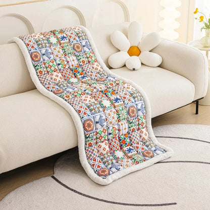 Quilted Sofa Cover Microfiber Blend Non-Slip Backing