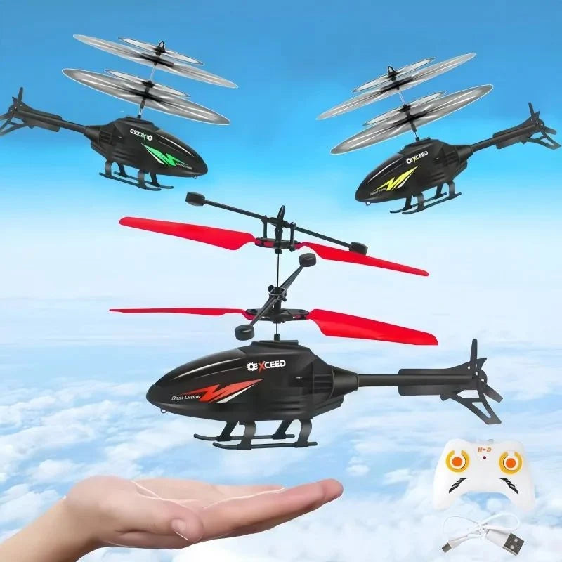 RC Helicopter Gesture & Remote Control LED Lights