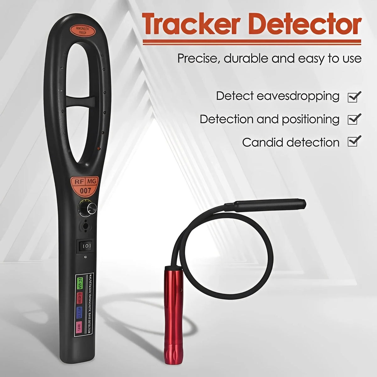 RF Detector Multi-Band Sound Light & Vibration Alerts
