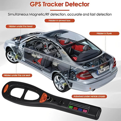 RF Detector Multi-Band Sound Light & Vibration Alerts