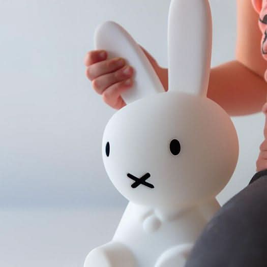 Rabbit Figurine Lamp Soft Warm Glow Compact Decorative Accent