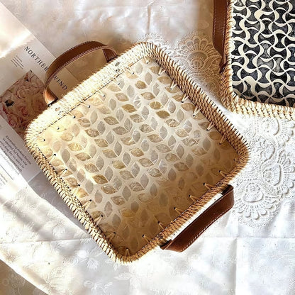 Rattan Tray Handwoven Assorted Round & Square