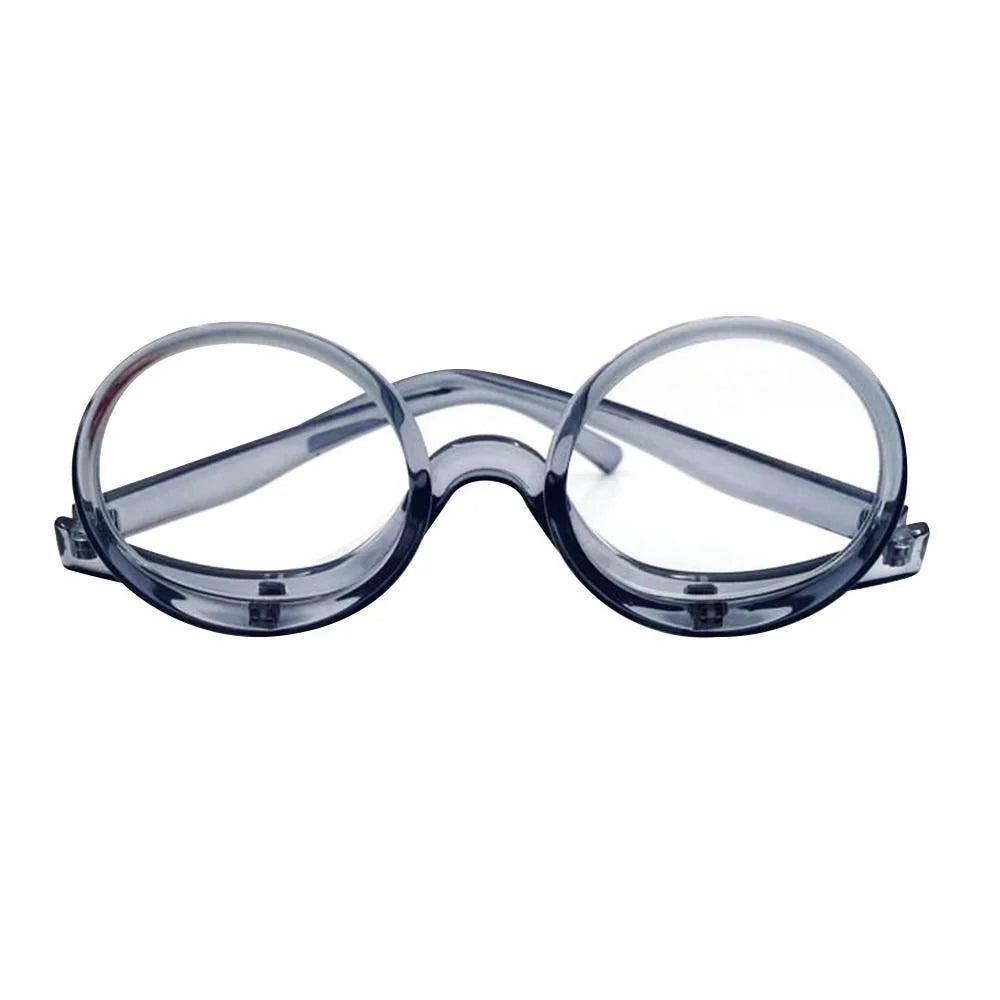 Reading Glasses Flip-Down Magnifying Design for Makeup Application